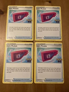x4 Pokémon Go TCG Lure Module 067/078 Trainer Play Set - Picture 1 of 1