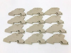 Lot of 12 New Weidmuller ZDL-2.5/TR/DU Contact Block - Picture 1 of 4