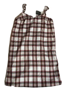 Urban Renewal Womens Strappy Size S White Mini Dress Multicolored Plaid NWT - Picture 1 of 8