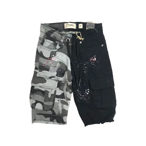 Kid's FWRD Denim Spliced Camo Short - Picture 1 of 9