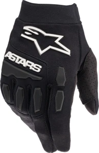 NEW ALPINESTARS YOUTH FULL BORE GLOVES BLACK/WHITE YM / 482-7404M - Picture 1 of 1