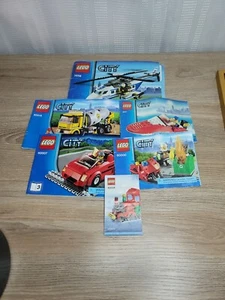 LEGO City #3658 60018 60007 60000 4641 and 40034 Instruction Manuals Lot - Picture 1 of 7