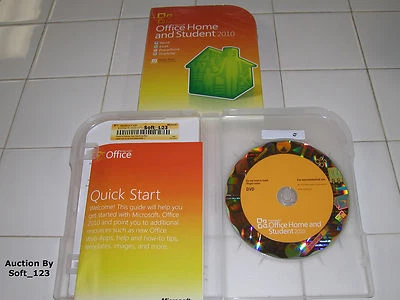 Microsoft MS Office 2010 Home and Student Family Pack For 3PCs x3 =RETAIL BOX= - Image 1 of 3