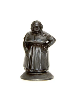 Vienna Casting Bronze Big Lady Maid Figure Match Holder - Picture 1 of 5