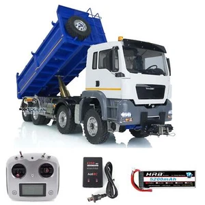LESU RC Dump Car for 1/14 TGS Metal 8X8 Chassis Tipper RTR Finished Trucks - Picture 1 of 11
