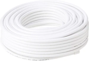 Labgear 25m RG6 Coaxial Cable White CPR Class Eca – TV Satellite Aerial Lead - Picture 1 of 3