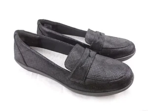 CLOUDSTEPPERS by Clarks Slip-on Loafers Ayla Form Black Synthetic Size 11M US - Picture 1 of 10