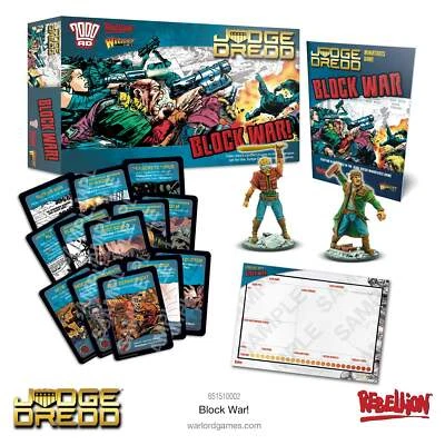 WARLORD GAMES - WEB EXCLUSIVE Judge Dredd: Block War Expansion - Warlord Games 2000AD