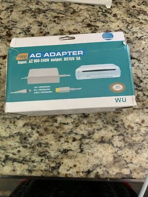 AC Adapter AC100-24V DC15V 5A Game System Power Cord Nintendo Wii U Console NEW - Image 1 of 2