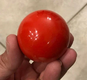 Solid Red Snooker Ball POOL BILLIARD custom GEAR SHIFTER SHIFT KNOB no number - Picture 1 of 3