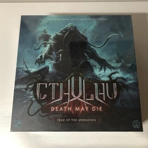 CTHULHU DEATH MAY DIE - Fear of the Unknown Board Game NEW! CMON - Picture 1 of 2