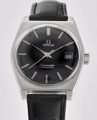 Vintage Omega Seamaster Automatic Date 166.0118 Stainless Steel Mens Wrist Watch - Image 1 of 4