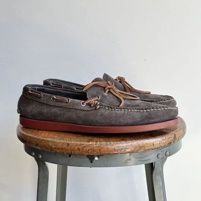 Rancourt x Todd Snyder Camp 莫卡辛船鞋 Flint Kudu 麂皮绒 缅因州 美国 12 — 第 1/4 张图片