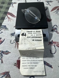 VINTAGE TRAV-l-BOB FISHING BOBBER Clear Un Painted - Picture 1 of 3