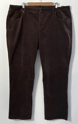 Новый с Ярлыками женские Talbots наследия прямые штанины вельветовые джинсы брюки плюс размер 22W 22 - Изображение 1 из 4