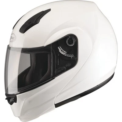GMax Pearl White MD04 Modular Street Helmet ( Size L / Large ) G104086 - Image 1 of 4