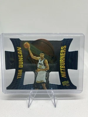 Prensa Pass Baloncesto Netburners 1997 Troquelado #1 Tim Duncan Foto 1 de 2