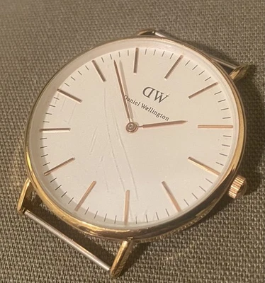 Daniel Wellington Men's Watch Quartz Gold White Dial (New Battery) - Image 1 of 3