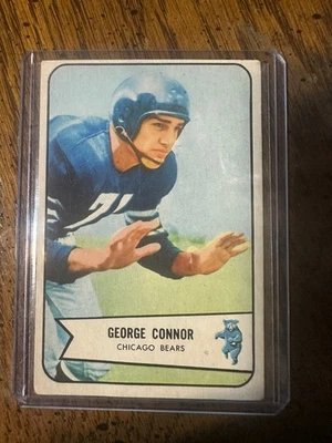 Bowman #116 1954 George Connor Bears Hof’er Foto 1 de 2
