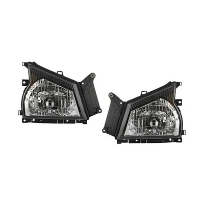 Par de faros halógenos para GMC W3500 delantero/W4500 delantero 2004 2005 2006 2007 Foto 1 de 4