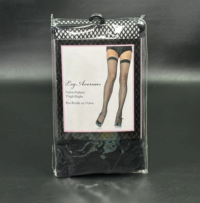 Medias altas hasta el muslo de red negras disfraz de Halloween festival baile festival Foto 1 de 4