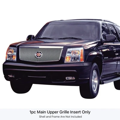 Grelha de tarugo APS aço inoxidável - polimento 02-06 Cadillac Escalade/EXT GR01FEG70S - Imagem 1 de 3