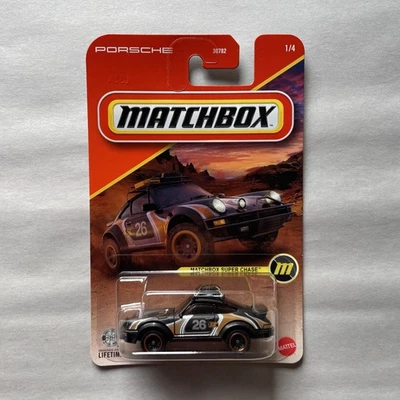 Porsche 911 Rally Super Chase 1985 Matchbox 2026 1/4 (estuche A Super Chase)  Foto 1 de 4