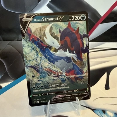 Hisuian Samurott V SWSH239 SWSH: Sword & Shield Promo Cards Holo - Image 1 of 2