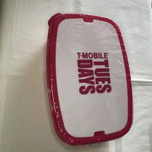 T-Mobile Tuesday Klar/Magenta Brotdose Behälter Bento Style Kunststoff NEU - Bild 1 von 2
