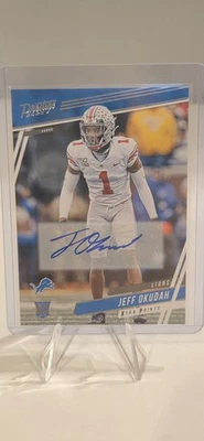 2020 Panini Prestige - Rookies Jeff Okudah #256 Xtra Points Signatures (AU, RC) - Image 1 of 2