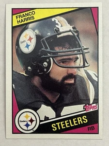 1984 Topps - Franco Harris #165 Pittsburgh Steelers HOF E8 - Bild 1 von 2