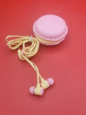 Gearonic 10124 Pink&Yellow Ear Buds With Case FBA