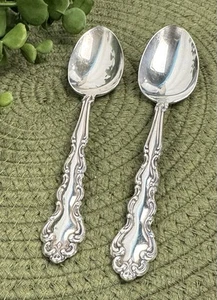 Community Silberbesteck Modern Barock 1969 Vintage versilbert Teelöffel 2 Stück - Bild 1 von 3
