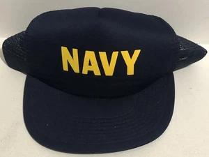 Gorra azul marino vintage ajustable H2 - Imagen 1 de 3
