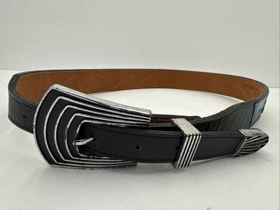 Cinturón Vintage Nocona Western Talla 30 Vaquero Suroeste Rodeo Azteca Hecho en Texas Foto 1 de 4