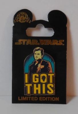 Prendedor Disney Han Solo Star Wars Evento Nocturno Solo Tengo Este Prendedor Foto 1 de 2