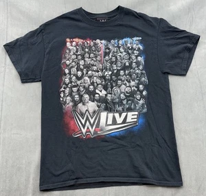 WWE Smackdown Live 2017 I Was There Black Tshirt Men's Medium Tour Wrestling - Picture 1 of 6