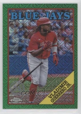 2023 Topps Series 1 Green Refractor /99 Vladimir Guerrero Jr #T88C-9 - Image 1 of 2