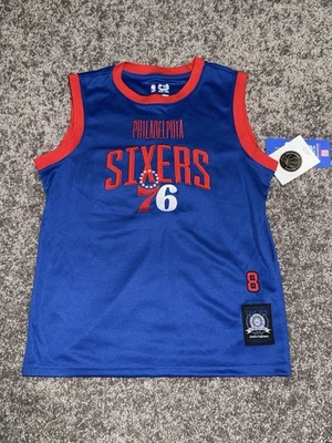 NWT NBA Philadelphia 76ers #8 Paul George Jersey YOUTH Size 14-16 Ultra Game - Image 1 of 4