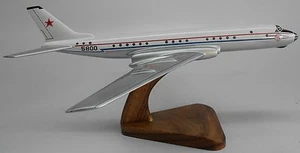 Avión de cocina Tupolev Tu-110 horno de caoba modelo de madera pequeño nuevo - Imagen 1 de 1