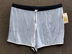 SECRET TREASURES MIX & MATCH SOFT Light Blue Elastic Waist Shorts Sz XL 16-18 - Picture 1 of 10