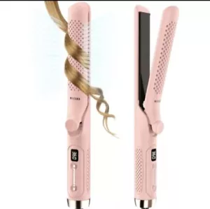 2-in-1 Ceramic Flat Iron & Curling Iron  1.25-Inch Barrel Straightener for Salon - Picture 1 of 8
