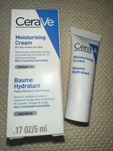 CeraVe Moisturising Cream Probe 5 ml Neu Gesicht, Körper für Sehr Trockene Haut - Bild 1 von 2