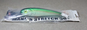 MANN’S Magnum Stretch Series Mag 30+ Deep Trolling 11” Lure GRN Mullet Holo - Picture 1 of 5