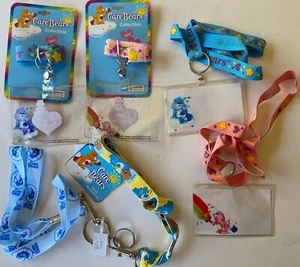 Lote 6 Llavero Portatarjetas Identificación Cordones Oso Cuidado De Colección - Imagen 1 de 9
