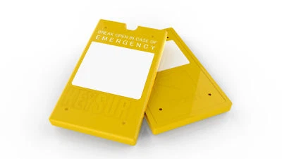 Key Control ... Lock Box ... Key Storage ... by KEYSURE (Set of 2) – Yellow - Image 1 of 4