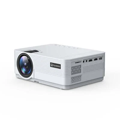 Mini LED Projector 240'' Display 1080P Video Home Theater Cinema + 100" Screen - Image 1 of 4