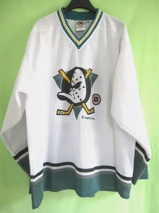 Maillot Hockey Mighty Ducks d'Anaheim Vintage NHL Campri Ice Jersey Vintage - L - Picture 1 of 8