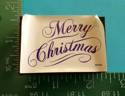 Carimbo de borracha montado em espuma Happy Christmas Saying mídia noturna toda - Imagem 1 de 2