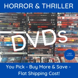 Horror DVDs Thriller Slasher Cult Scary Gory Movies **You Pick** **Read** - Imagen 1 de 488